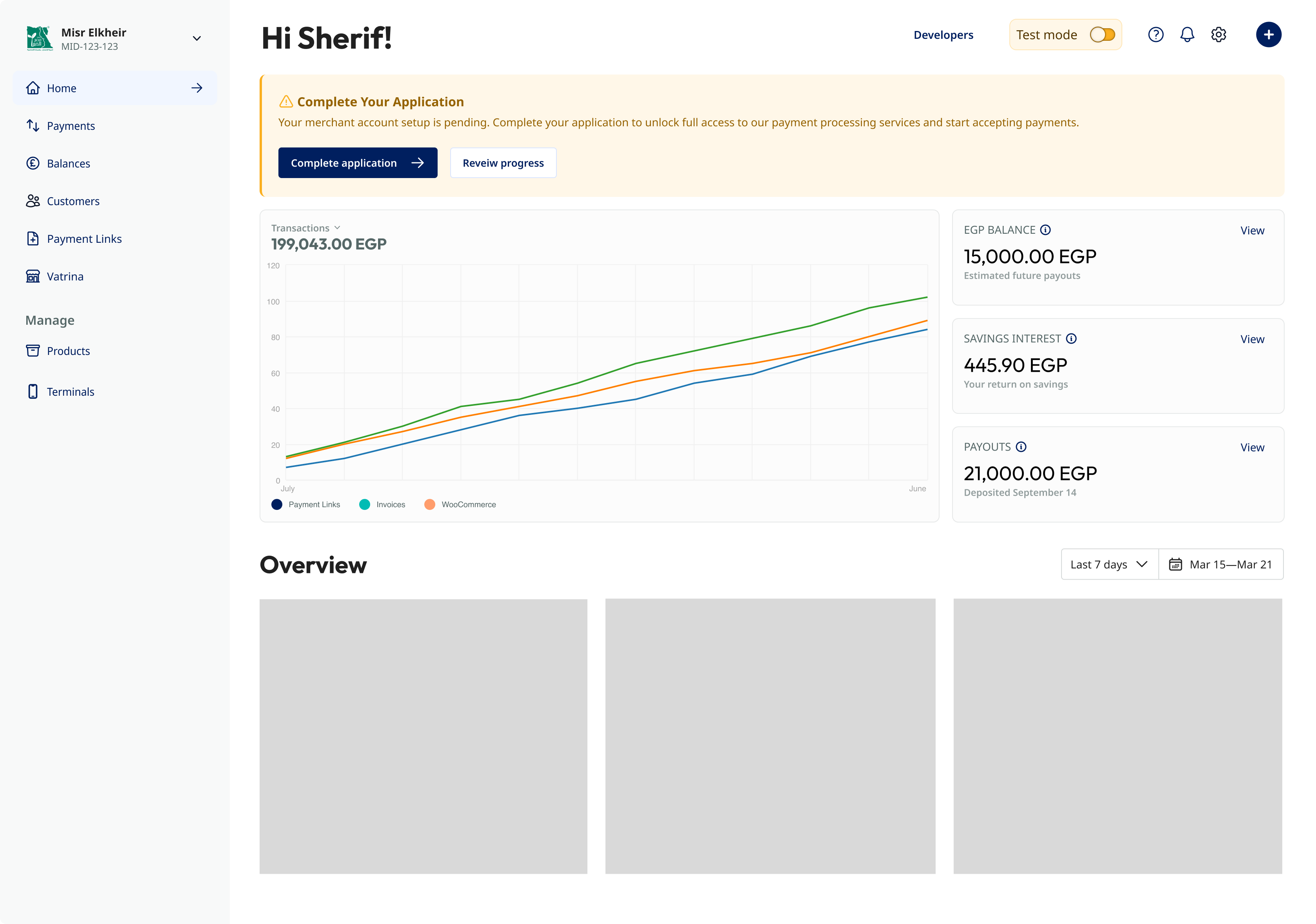 Phase 3 variant A, new template with amber alert banner in the onboarding zone